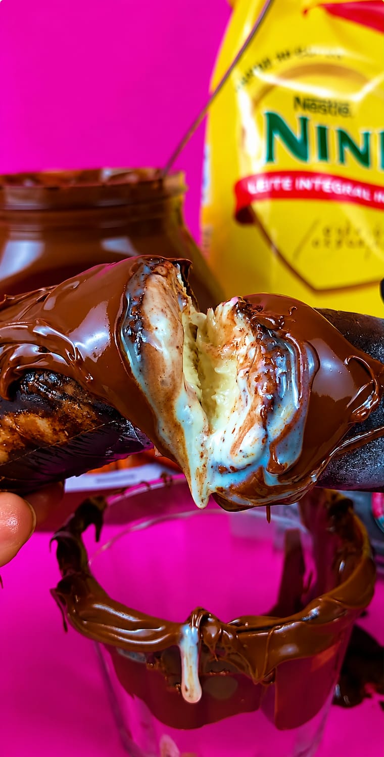 Geladinho de Ninho com Nutella